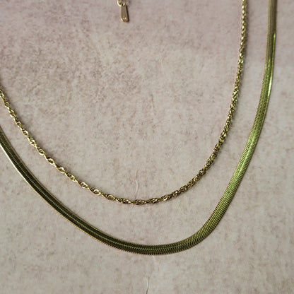 Layered necklace