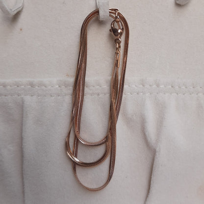 SLITHER snake neckchain (Rosegold)