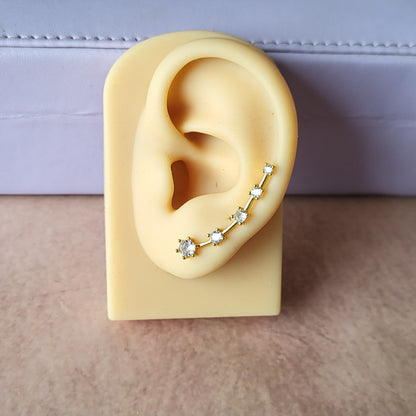 Peony earcuff