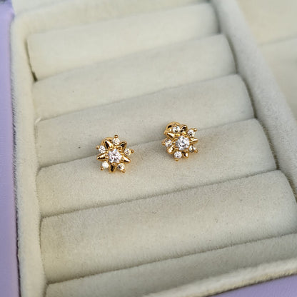 Goldie mini studs (ball screwback)