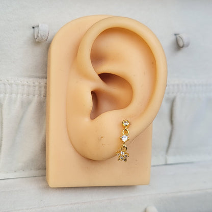 Star drop studs (ball screwback)