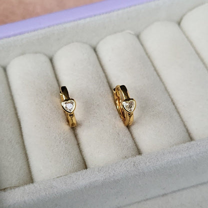 Tiny heart hoops