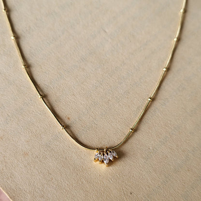Crown beaded chain