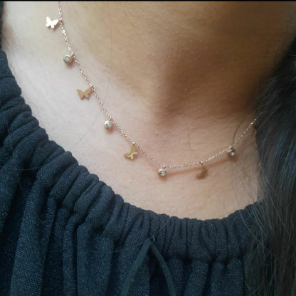 BUTTERFLY Charms Necklace