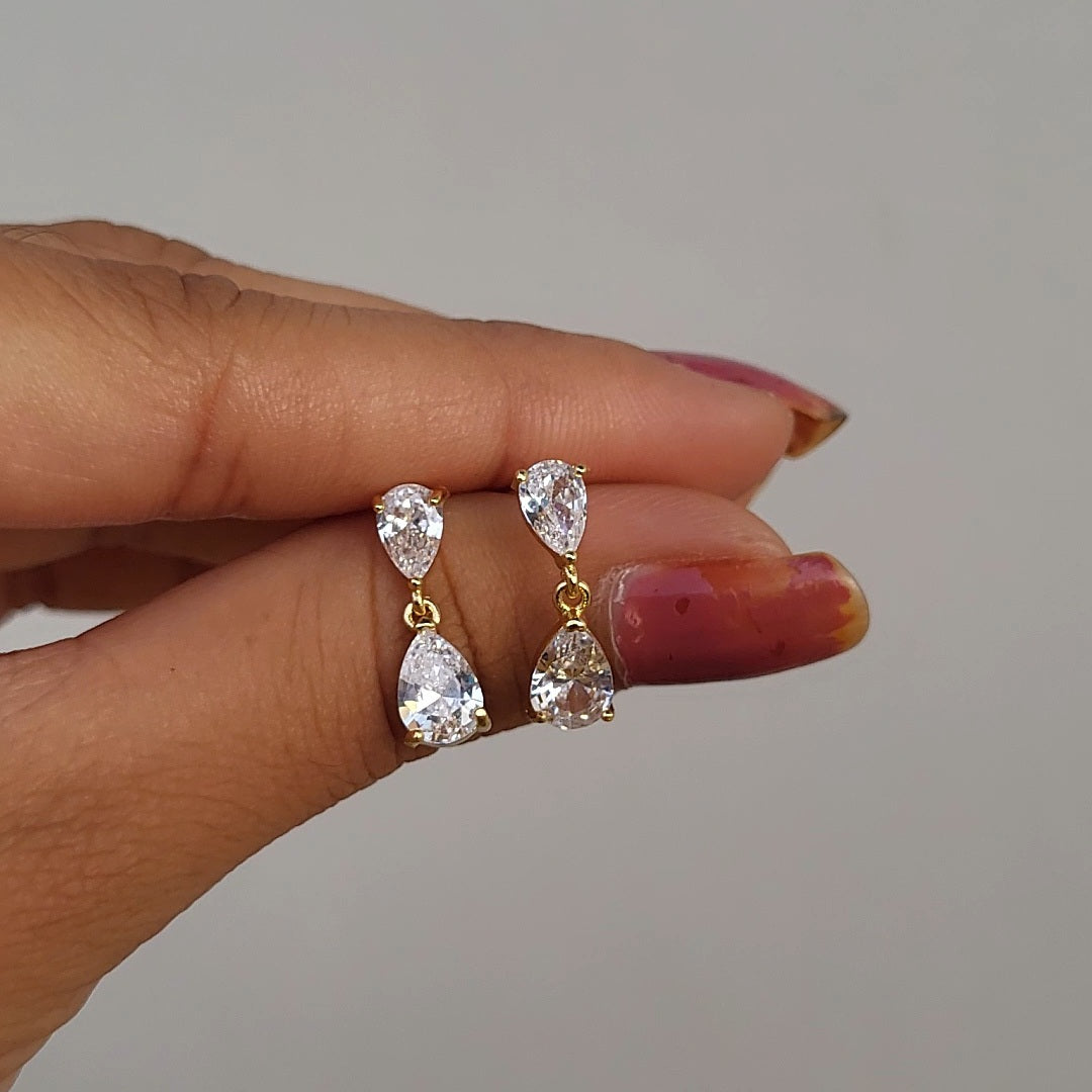 Meena drop studs