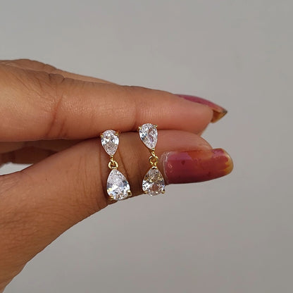 Meena drop studs