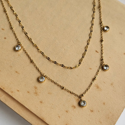 Bindu layered necklace