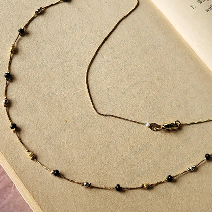 Black beads chain (SM)