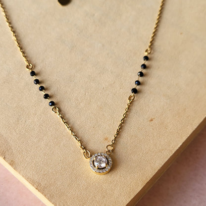 Solitaire mangalsutra (Stainless steel)