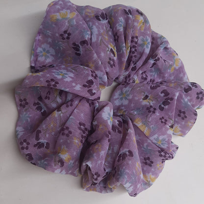 Flora lilac XXL scrunchie