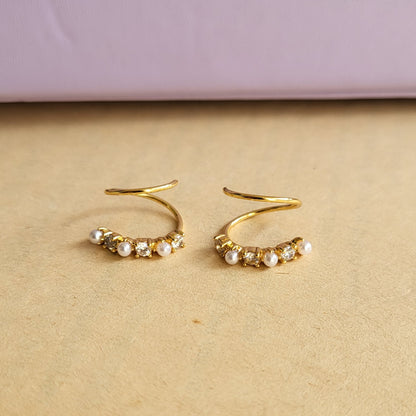 Artha earrings (spiral)